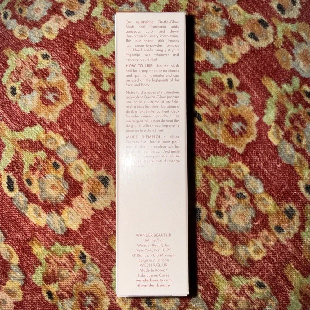 Wander Beauty On-the-Glow Blush & Illuminator Sienna Sunset/Nude Glow | MSRP=$38